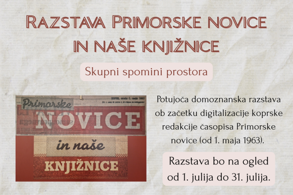 Primorske novice in naše knjižnice