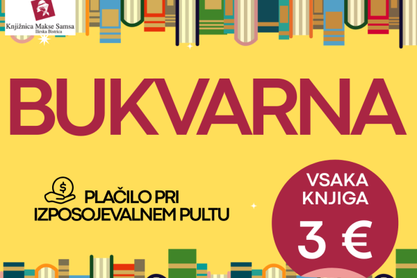 Bukvarna v Knjižnici Makse Samsa